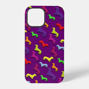 Colourful and Fun Dachshund dogs Pattern Case-Mate iPhone 12 Pro Case