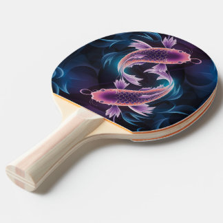 Colourful and Translucent Exotic Fish Aquarium Ping Pong Paddle