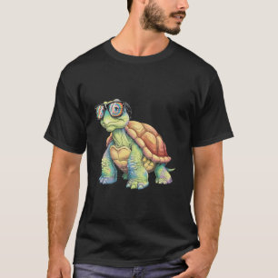 Colourful and Vibrant Artwork Turtle for Men, Wome T-Shirt