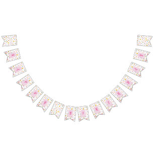 Colourful and Vibrant Wildflower Bunting Flag