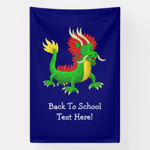 Colourful and Wonderful Chinese Dragon Banner
