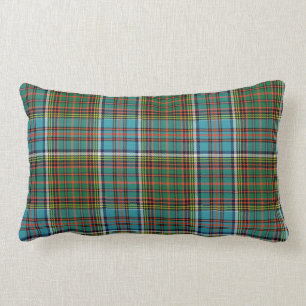 Colourful Anderson Tartan Plaid Lumbar Cushion