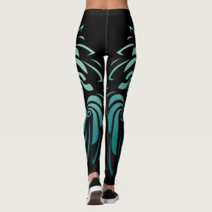 Colourful Angel Feathers Leggings