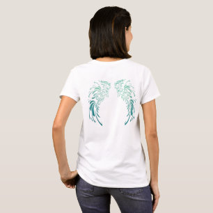  Colourful Angel Feathers T-Shirt