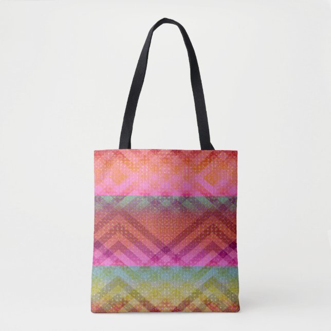 Colourful Angles Tote Bag (Front)