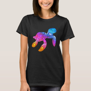 Colourful Animal Lover Cute Sea Turtles Ocean Gift T-Shirt