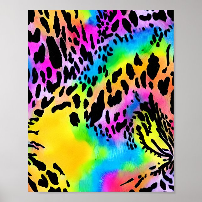 Colourful Animal Print Pattern (Front)
