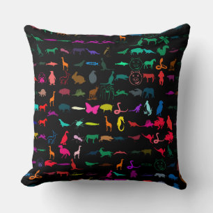 Colourful Animals Pattern Cushion