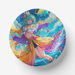 Colourful/anime/cartoon  paper plate