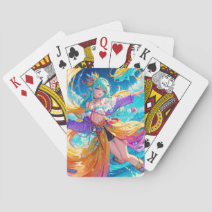 Colourful/anime/cartoon playing cards