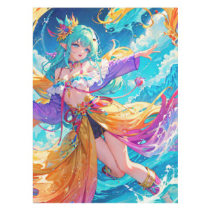 Colourful/anime/cartoon  tablecloth