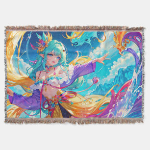 Colourful/anime/cartoon  throw blanket