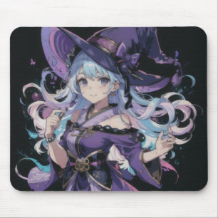Colourful/Anime/witch/Halloween Mouse Pad