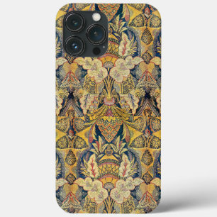 Colourful Antique Faux Tapestry Floral Pattern iPhone 13 Pro Max Case