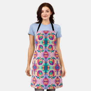 Colourful apple apron
