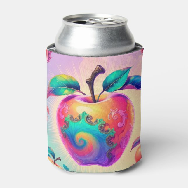 Colourful apple for Summer Can Cooler (Can Front)