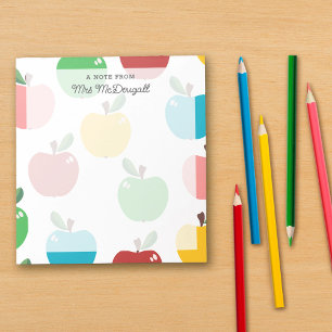 Colourful Apple Patterns A Note From Teacher