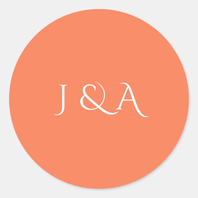 Colourful Aquarium Classic Round Sticker (Front)