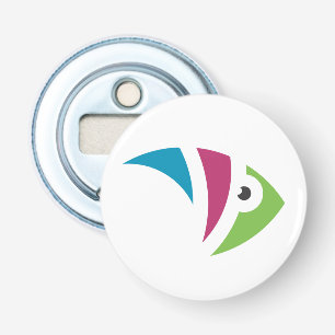 colourful aquarium fish illustration design bottle opener
