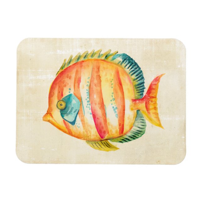 Colourful Aquarium Fish Magnet (Horizontal)