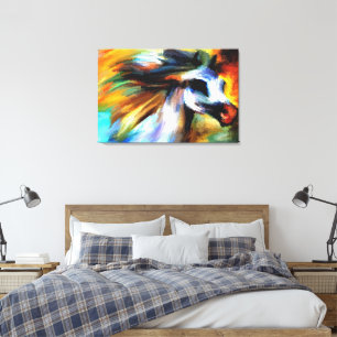 Colourful Arabian Horse Canvas Print