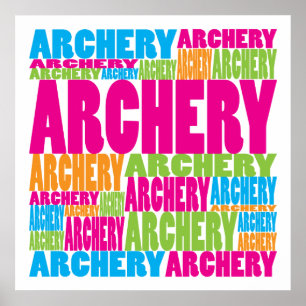 Colourful Archery Poster