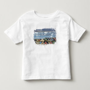 Colourful architecture of the town, Narsaq, Toddler T-Shirt