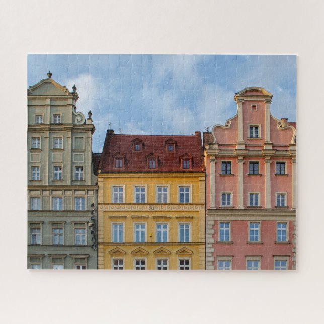 Colourful Architecture Wroclaw Poland Jigsaw Puzzl Puzzle (Horizontal)