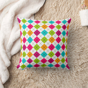 Colourful Argyle Pattern Jumbo Pillow