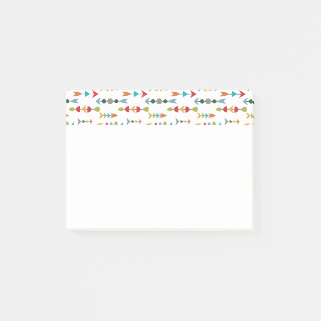 Colourful Arrows  Post-it Notes (Front)