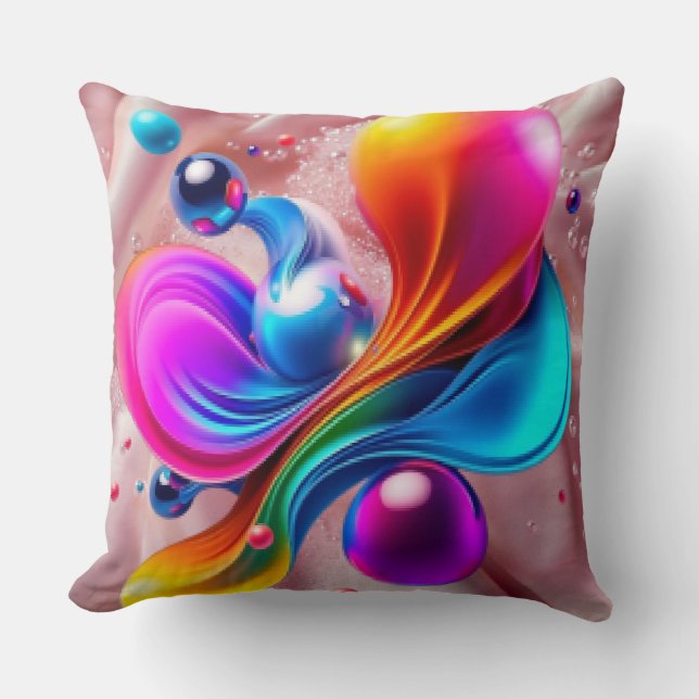 Colourful Art  Cushion (Front)