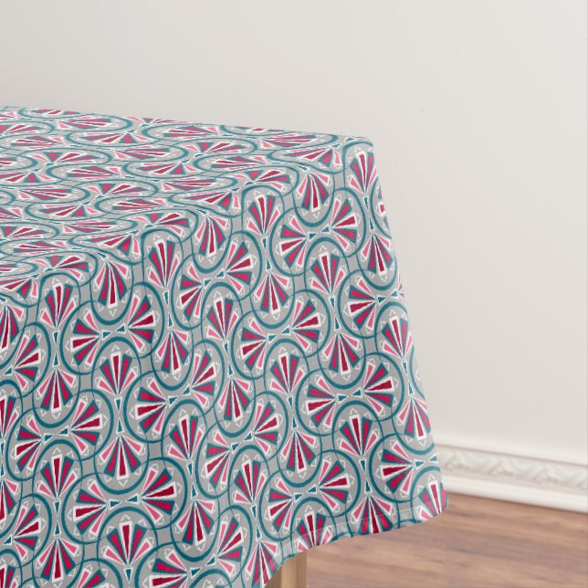 Colourful art deco pattern. tablecloth (In Situ)