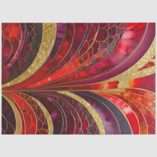 Colourful Art Deco Tissue Paper
