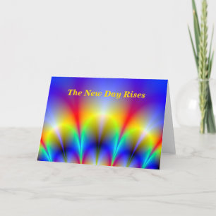 Colourful Art Designed Holiday Card