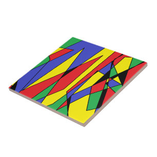 Colourful Art - Drawing Collection - Ceramic Tile