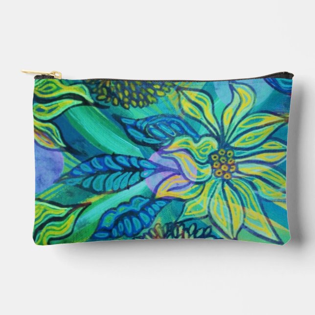 Colourful Art Makeup Bag #3-Original Fashion Desig (Front)