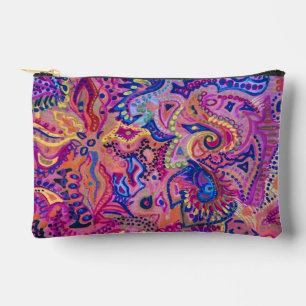 Colourful Art Makeup Bag #4-Original Fashion Desig