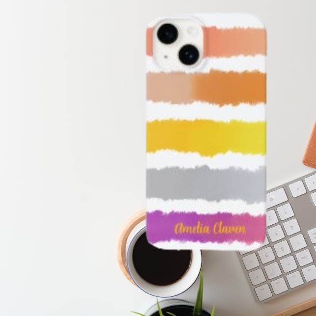 Colourful Art Painting Watercolor Pattern Case-Mate iPhone Case (Creator Uploaded)