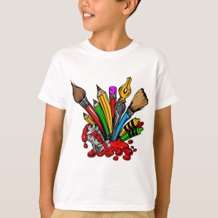 Colourful Art Supplies T-Shirt