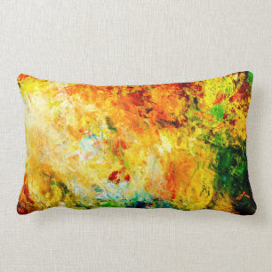 Colourful Artist Palette Lumbar Cushion