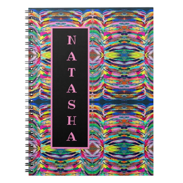 Colourful artist palette    notebook (Front)