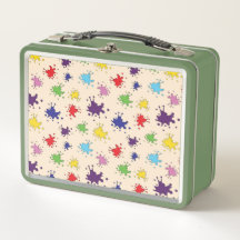 Colourful Artist Palette paint splatter ink splash