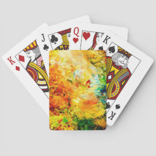 Colourful Artist Palette Playing Cards