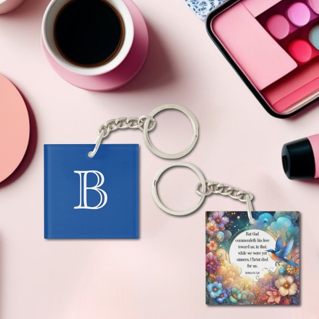 Colourful Artistic Keychain Romans Christian Bible (Creator Uploaded)
