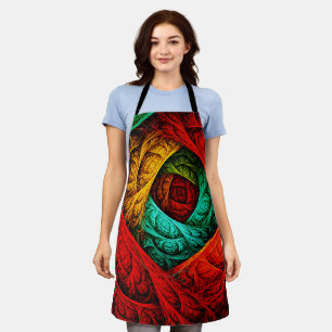 Colourful Artistic Modern Abstract Art Pattern #09 Apron