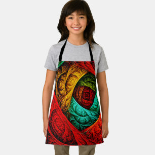 Colourful Artistic Modern Abstract Art Pattern #09 Apron