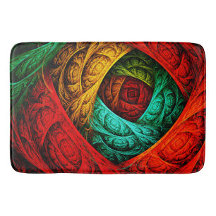 Colourful Artistic Modern Abstract Art Pattern #09 Bath Mat