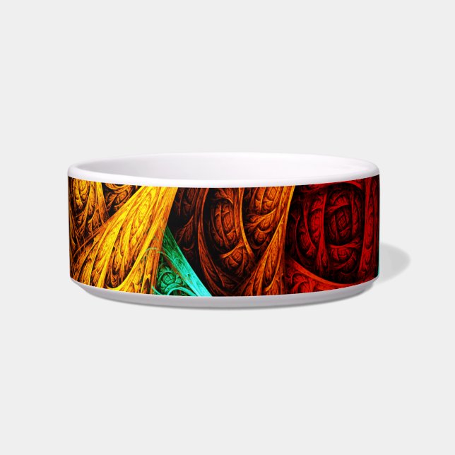 Colourful Artistic Modern Abstract Art Pattern #09 Bowl (Front)