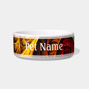 Colourful Artistic Modern Abstract Art Pattern #09 Bowl