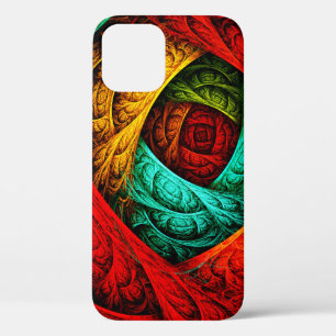 Colourful Artistic Modern Abstract Art Pattern #09 iPhone 12 Case